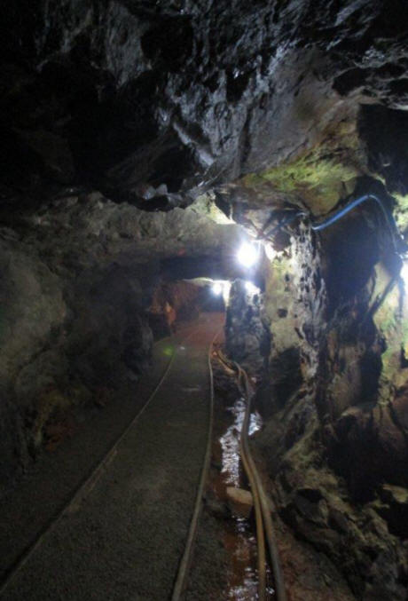 Mine tunnel at Consolidated Mine  in Dahlonega, GA