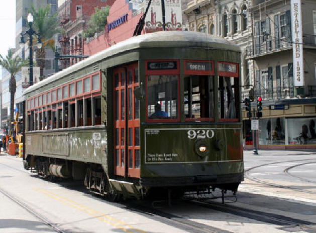 New Orleans Streetcar on Canal Street