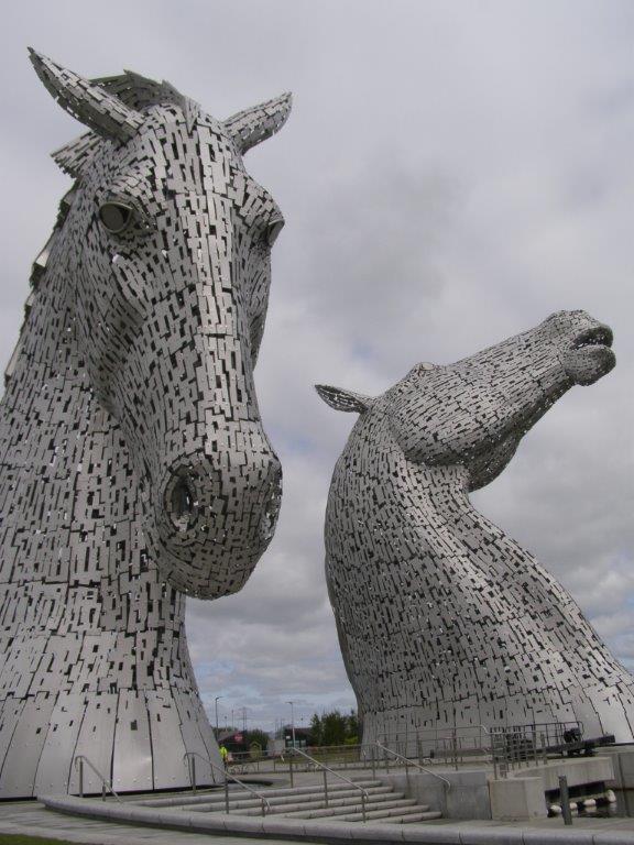 Kelpies Sculpture in Falkirk 