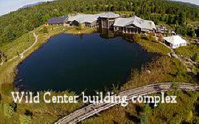 Wild Center building complex in  Adirondacks