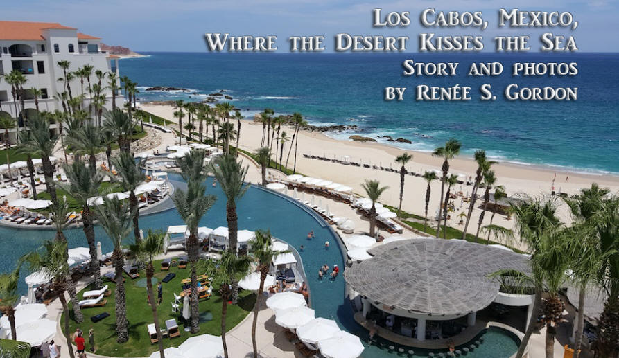Sea and resort at Los Cabos, Mexico used as header