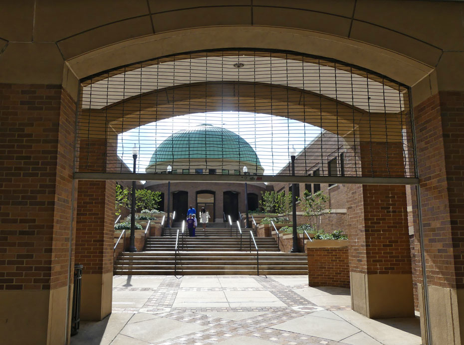 Entrance to Birmingham Civil Rights Institute