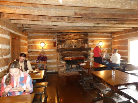 Dining room at Mitchie's tavern 