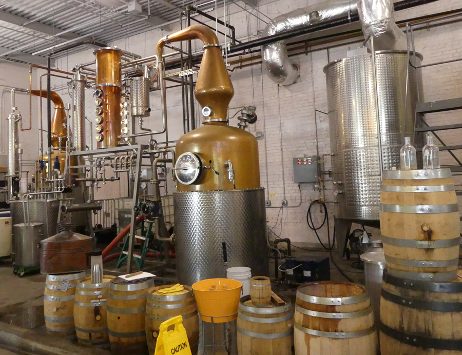 still at Wigle Whiskey in Pittsburgh