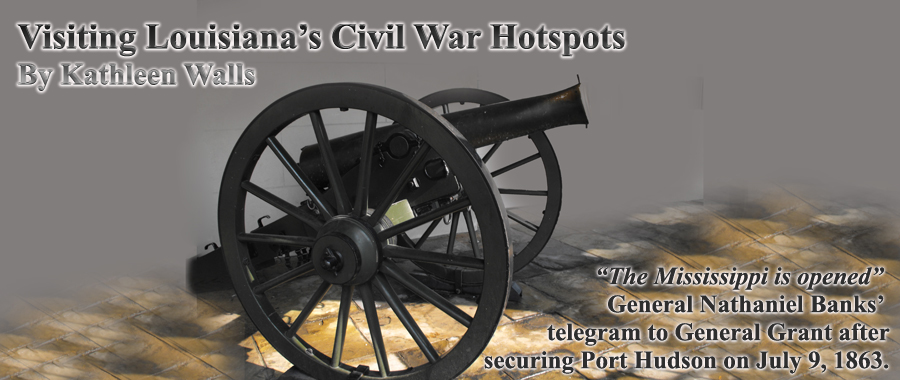 cannon forming th heading for article Visiting Louisiana's Civil War Hotspots
