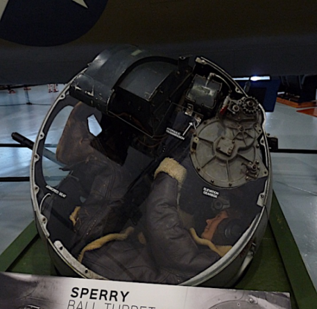 Air Mobility Command Museum ball turret gunner