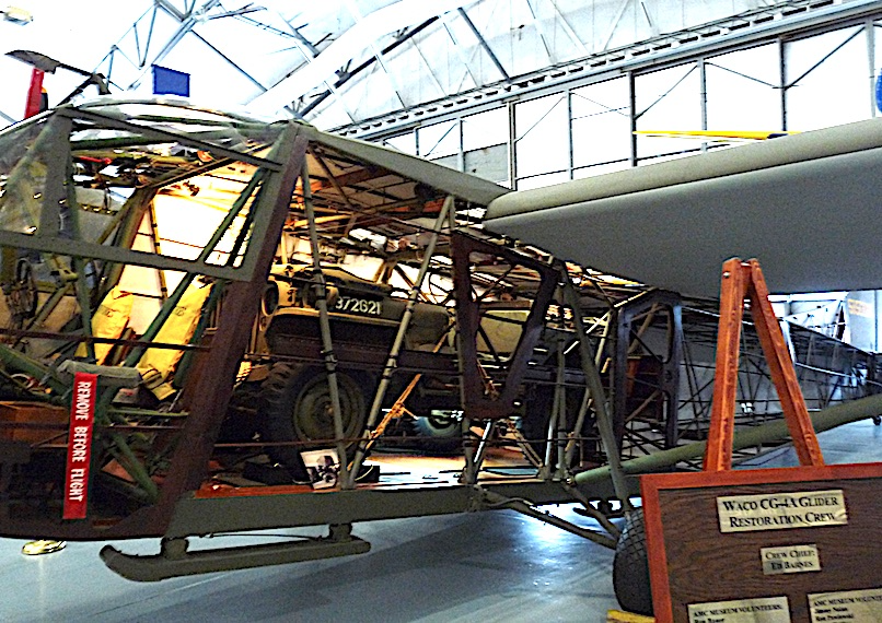 Air Mobility Command Museum cutaway of cargo plane