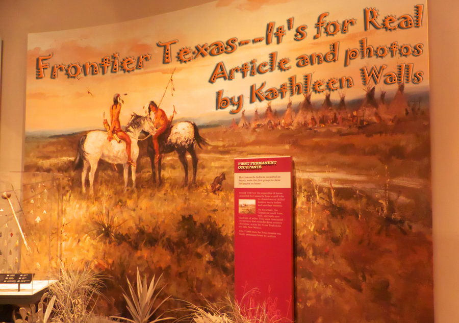 Plains Indians picture at Frontier Texas Museum in Abiline