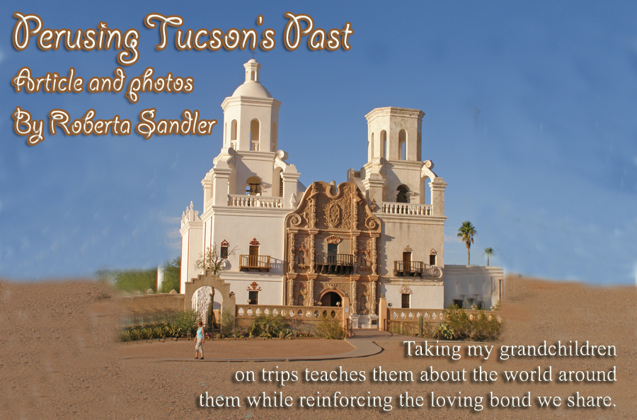  Mission San Xavier del Bac used as header for Perusing Tucson's Past article 