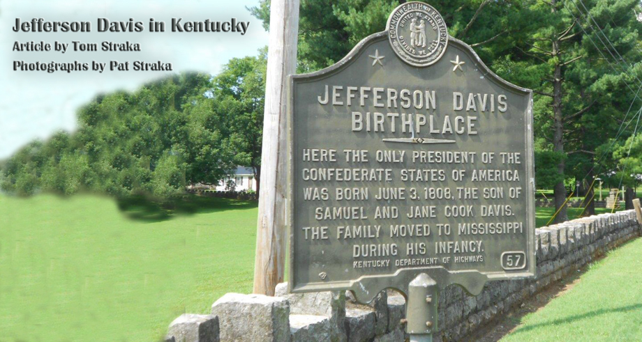 Jefferson Davis birthplace sign