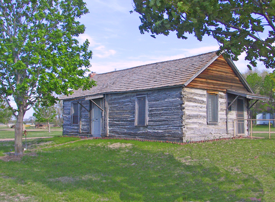 Pony Express blacksmith shop in Lincoln county Historical Society Museum's Pioneer Vilage