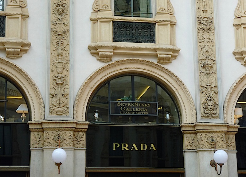 fashion gallary in Milan, Italy