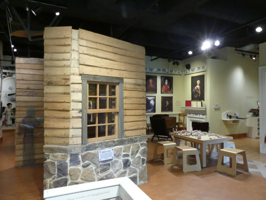Kids museum about Jefferson at visitors center Monticello