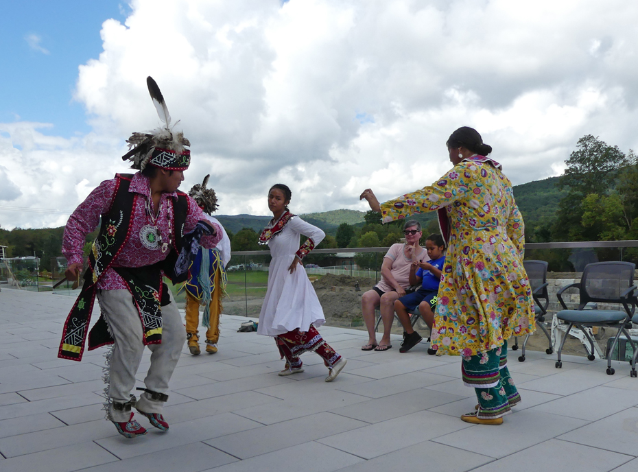 native Seneca dancers