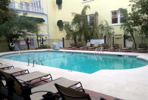 Pool at Partridge Inn in Augusta, Georgia