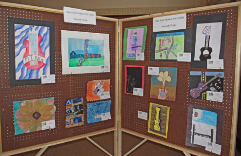 7th grade art display