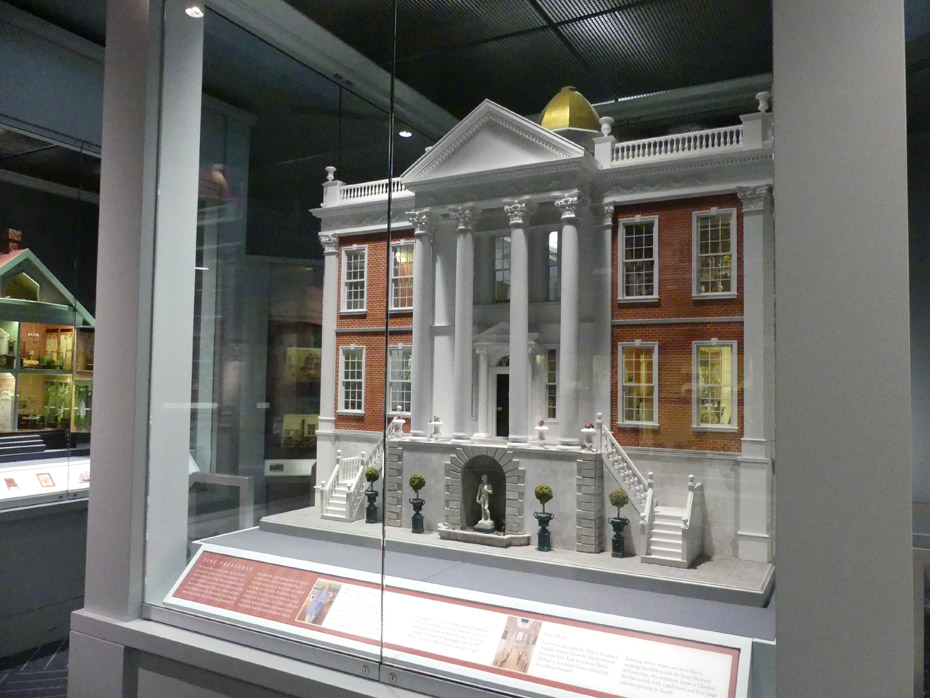 minature of greek revival home at Museum of Shenandore