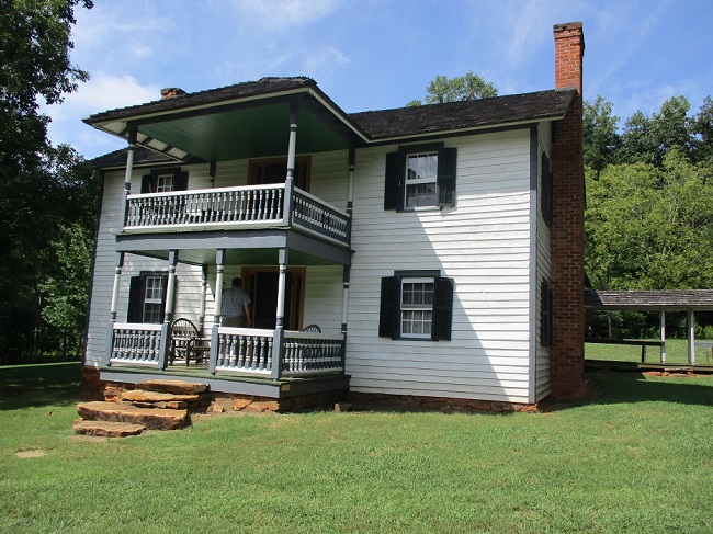 front of hauser house
