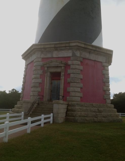 base of Cape Hatteras Lighthouse