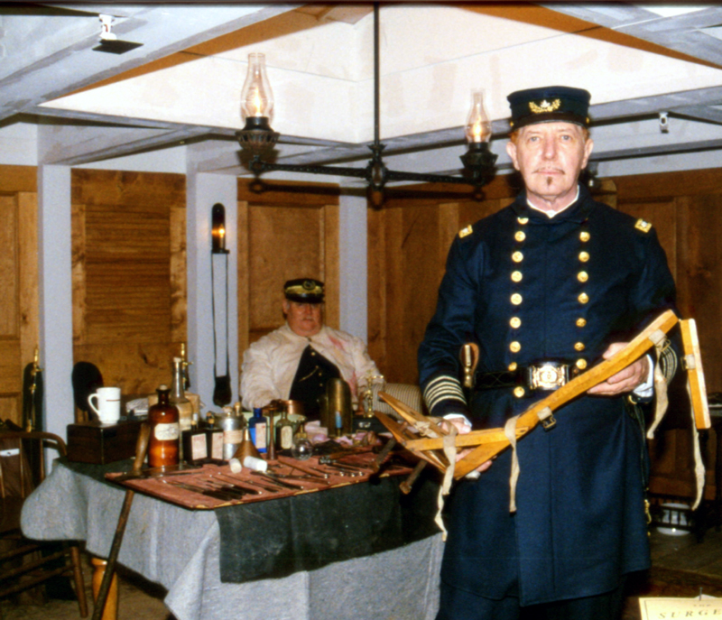 medial exhibit at Civil War Naval Musuem in Columbus, GA