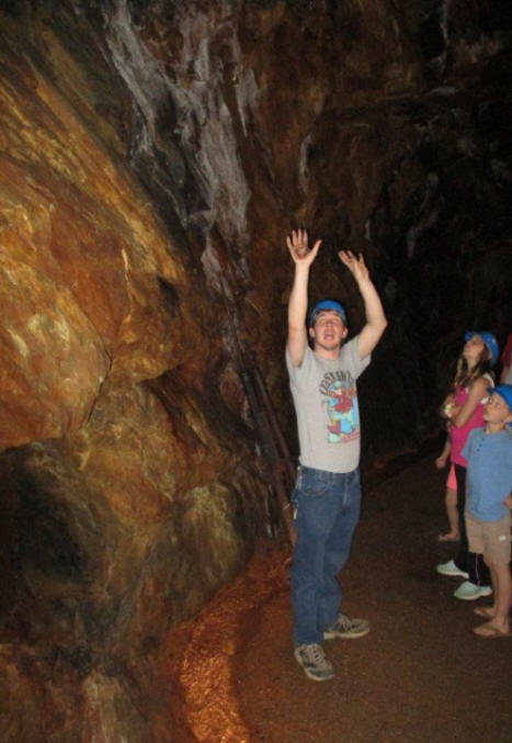 Mine tunnel at Consolidated Mine  in Dahlonega, GA