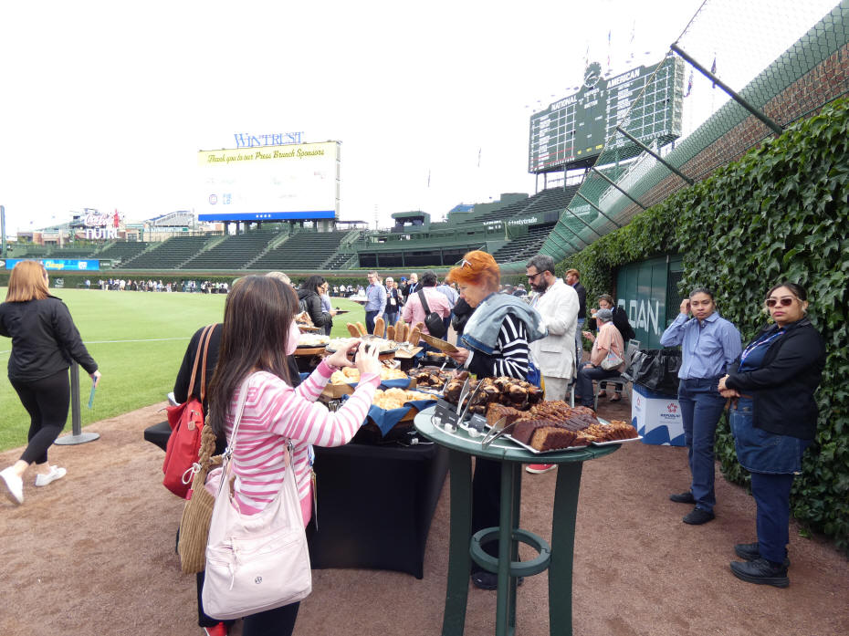 our brunch at Wrigley fieldd
