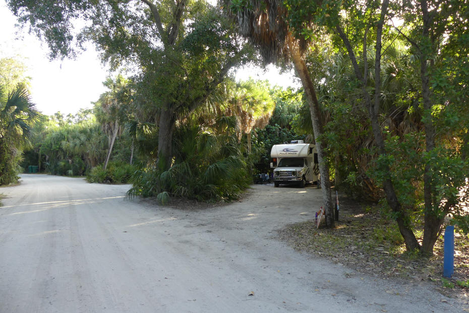 camper at hillsborough SP