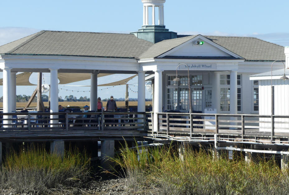 restaurant on a pier