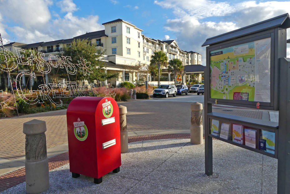 street view of the beach village