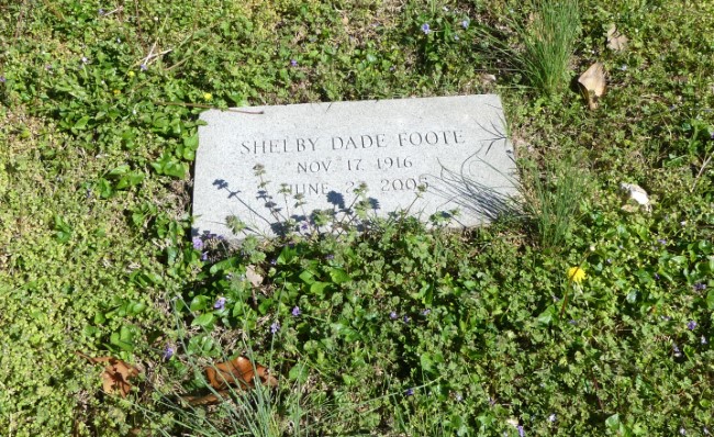 shelby foote's grave