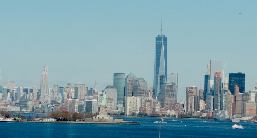 View from Anthem of the Seas docked at New York