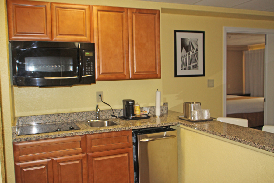 Kitchen in suit in Barrymore Hotel in Tampa