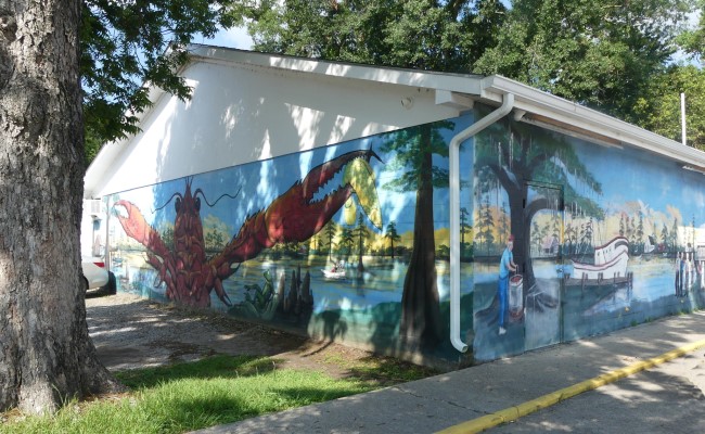 mural at bon creole