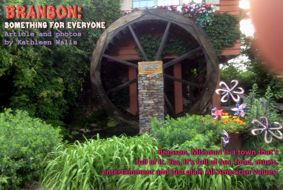 Waterwheel at Silver Dollar City in Branson Missouri