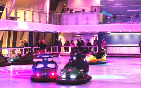 bumper cars on Anthem of the Seas 