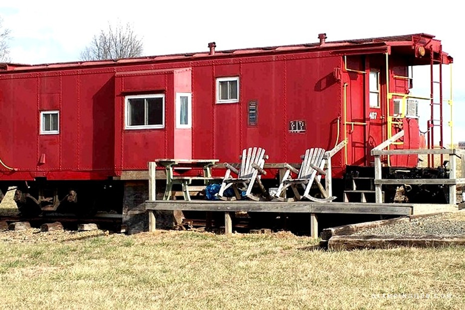 caboose turned to lodging