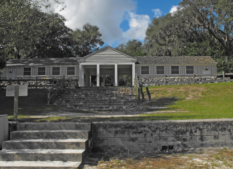 ccc built bath house at gold Head park