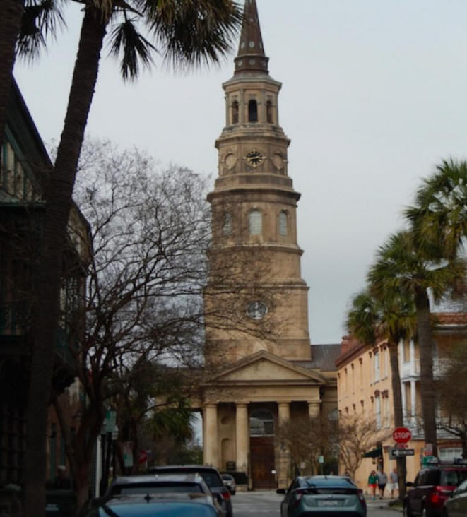 tall church steeple