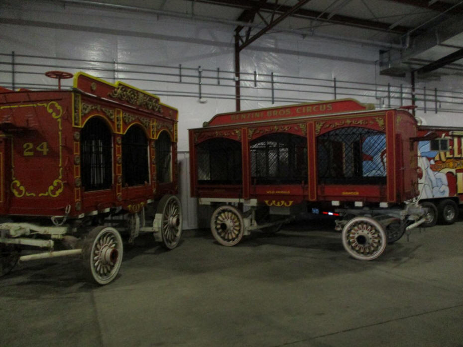 circus wagons for caged animals