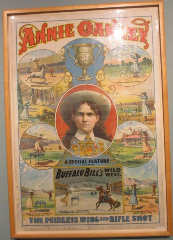 annie okley show featuring buffalo bill poster