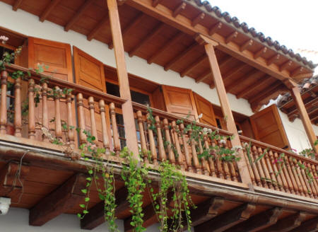 Colonial Balcony in Colombia