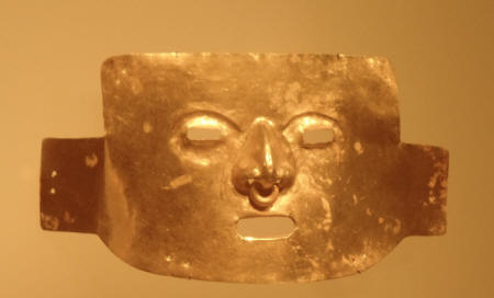 Artifact at gold Musuem in Colombia