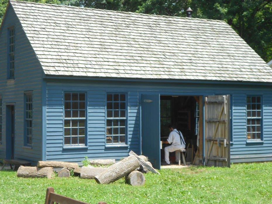 craftsman's house in Conner Prairie