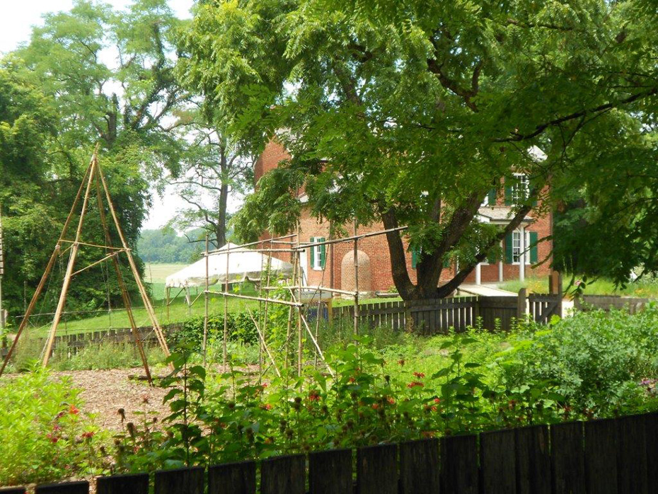 gardenof william conner house in Conner Prairie