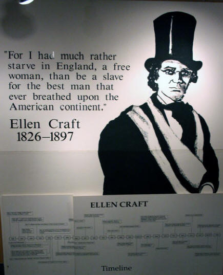 Ellen Craft exhibit at Tubman Museum of African American History in Macon.