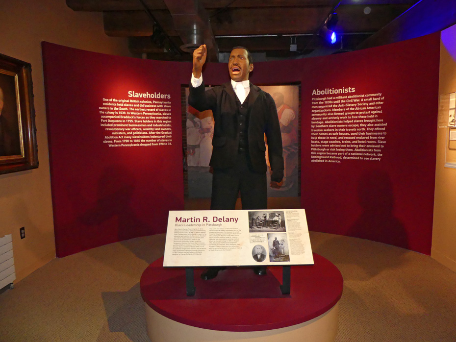 exhibit in Senator John Heinz Musuem in Pittsburgh  of Martin Delany