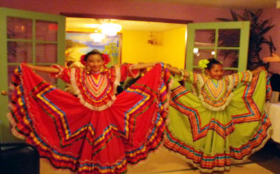 Mexican Cultural Dancers perform at Rosita's in Scotts Bluff, Nebraska