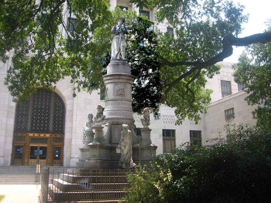 Confederate Memorial in Shreveport, LA