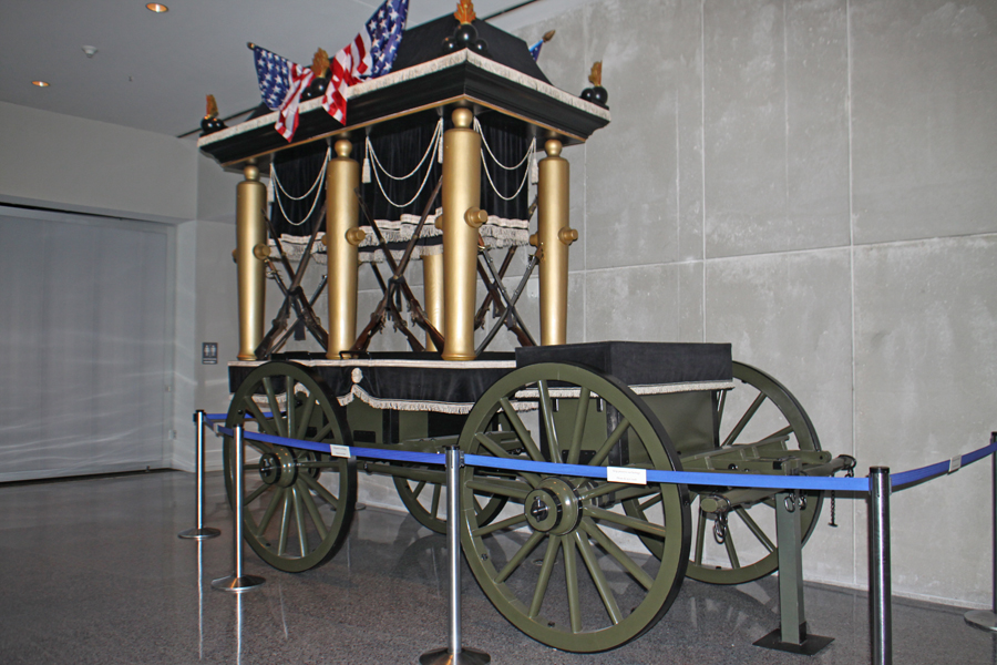 Jefferson Davis's hearse at the Capitol Park Mueum in Baton rouge, LA