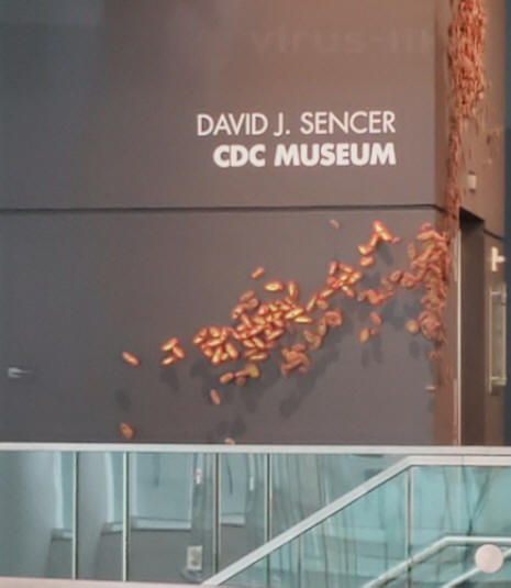 David J Sancer CDC Museum building sign